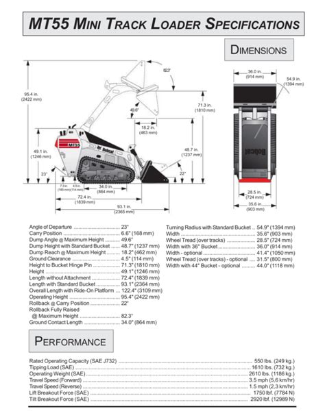 mt55 mini track loader weight|mt55 track l specifications.